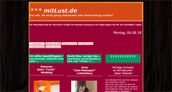 Desktop Screenshot of mitlust.de